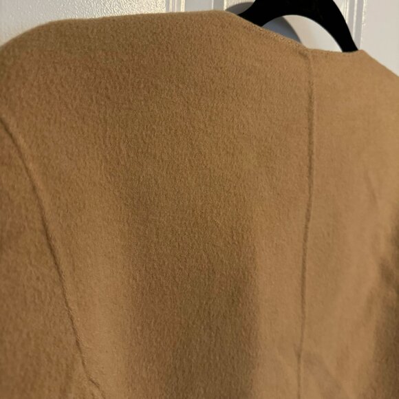 Dana Buchman Tan Wool Open Front Cardigan - Size 8 - Picture 9 of 9
